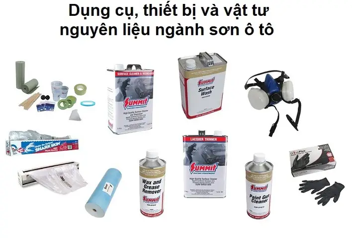 Dụng Cụ Sơn Xe Ô Tô: Hướng Dẫn Chi Tiết Từ A-z Cho Người Mới Bắt Đầu
