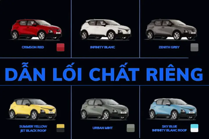 Vinfast Vf5 Có Bao Nhiêu Màu? Có Mấy Phiên Bản?