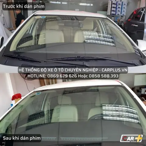 Dán Phim Cách Nhiệt Kính Lái Cho Xe Hyundai I10:
