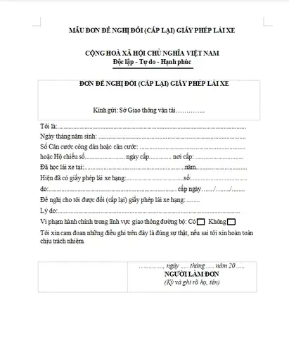 Hồ Sơ Cần Chuẩn Bị Khi Gia Hạn Giấy Phép Lái Xe Ô Tô