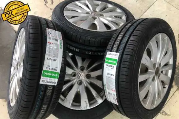 Lốp Kumho 185/55r16 Gai Kh27 Lắp Đặt Cho Xe New Swift 1.4 Tại Đồng Khánh Car Service