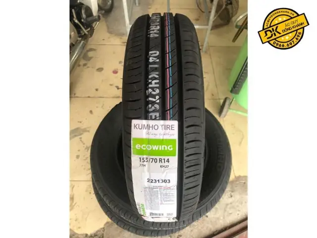 Lắp Đặt Lốp Kumho 155/70r14 Dành Cho Xe Chevrolet Spark