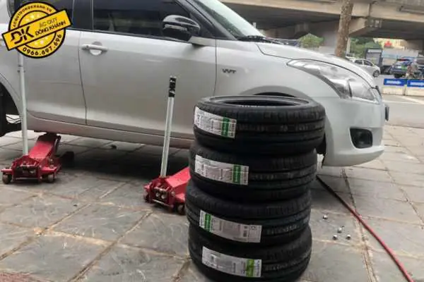 Lốp Kumho 185/55r16 Gai Kh27 Lắp Đặt Cho Xe New Swift 1.4 Tại Đồng Khánh Car Service
