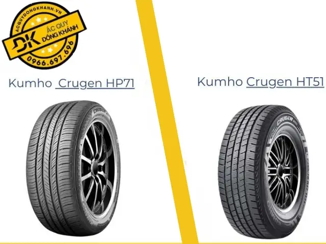 Dòng Lốp Kumho Crugen Hp71 Và Kumho Crugen Hp51