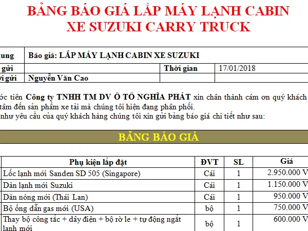 Máy Lạnh Xe Ô Tô Giá Bao Nhiêu? Chi Phí Chi Tiết Cập Nhật