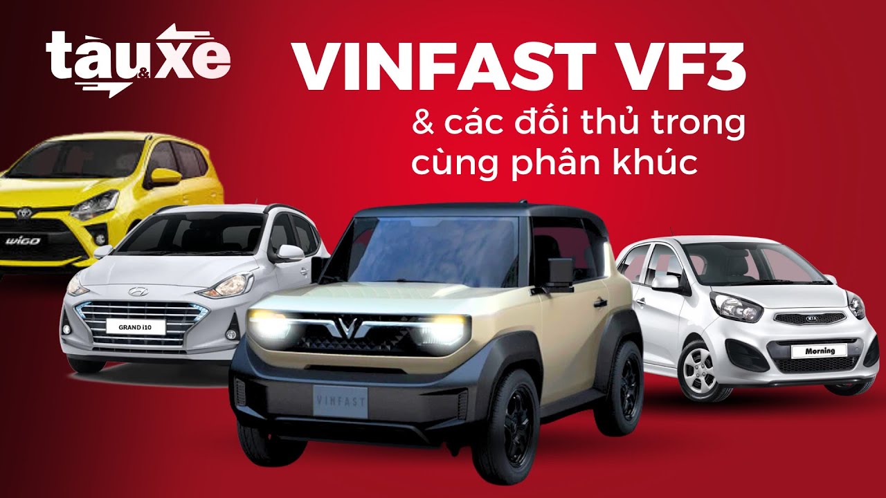 So sánh VinFast VF 3 cũ với các đối thủ trong phân khúc xe điện cỡ nhỏ