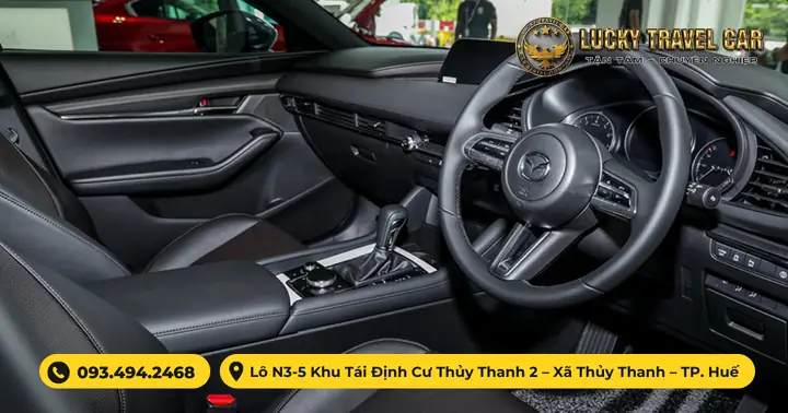 Đến Huế Du Lịch, Bạn Có Thể Tìm Thuê Xe Tự Lái Mazda 3 5 Chỗ Tại Lucky Travel Car