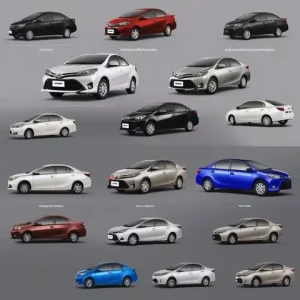 Xe Toyota Vios Có Mấy Màu?