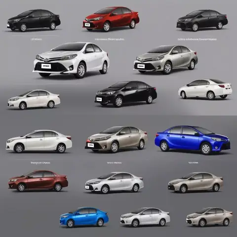 Xe Toyota Vios Có Mấy Màu?