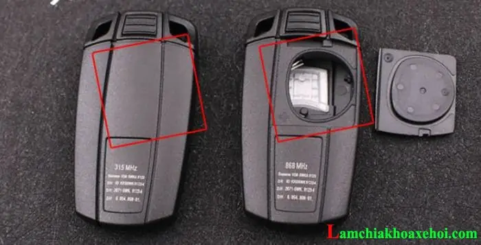 Có 2 Thiáº¿t Káº¿ Náº¯p Pin Phía Sau Vá» Chìa Khóa Bmw.