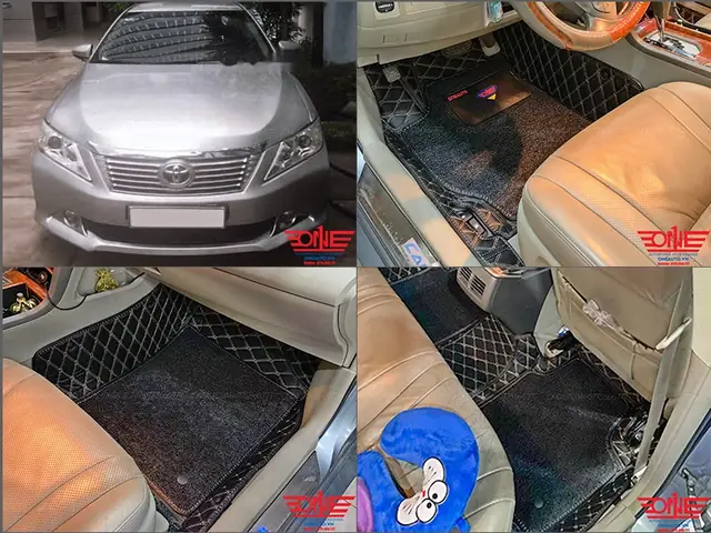 Hình Ảnh Lắp Đặt Thực Tế Thảm Lót Sàn Toyota Camry 2008-2012