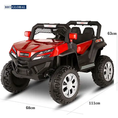 Xe Ô Tô Điện Trẻ Em Giá Rẻ Bbt-3355 Kiểu Dáng Địa Hình Hầm Hố