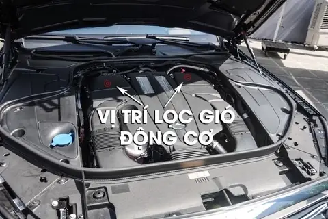 Vị Trí Đặt Lọc Gió Động Cơ Trên Xe Mercedes Maybach S400