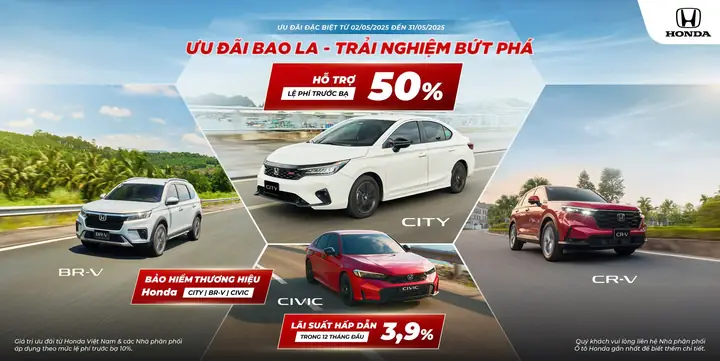 Vì Sao Nên Cập Nhật Giá Xe Honda Ô Tô Tháng 5/2025?