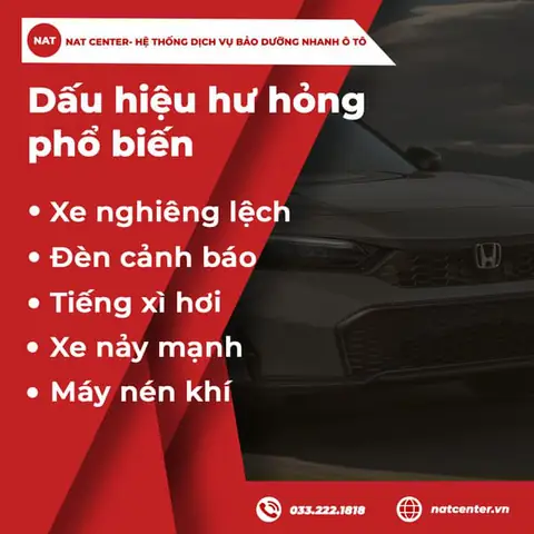 Dấu Hiệu Hư Hỏng Phổ Biến