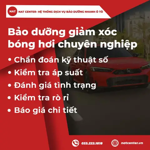 Bảo Dưỡng Giảm Xóc Bóng Hơi Chuyên Nghiệp Nat – Địa Chỉ Tin Cậy