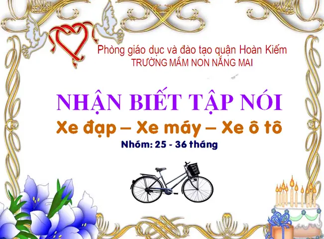 Giáo Án Nhận Biết Xe Ô Tô Cho Trẻ Nhà Trẻ