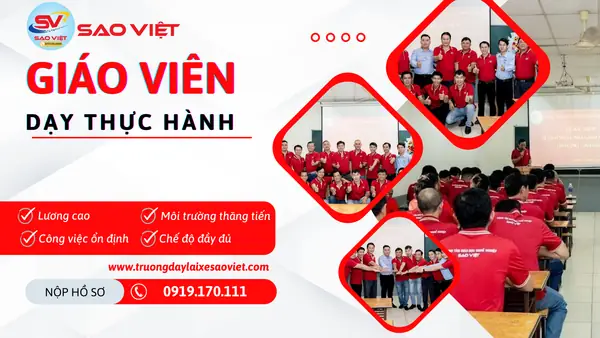 Cần Tuyển Giáo Viên Dạy Thực Hành Lái Xe Ô Tô