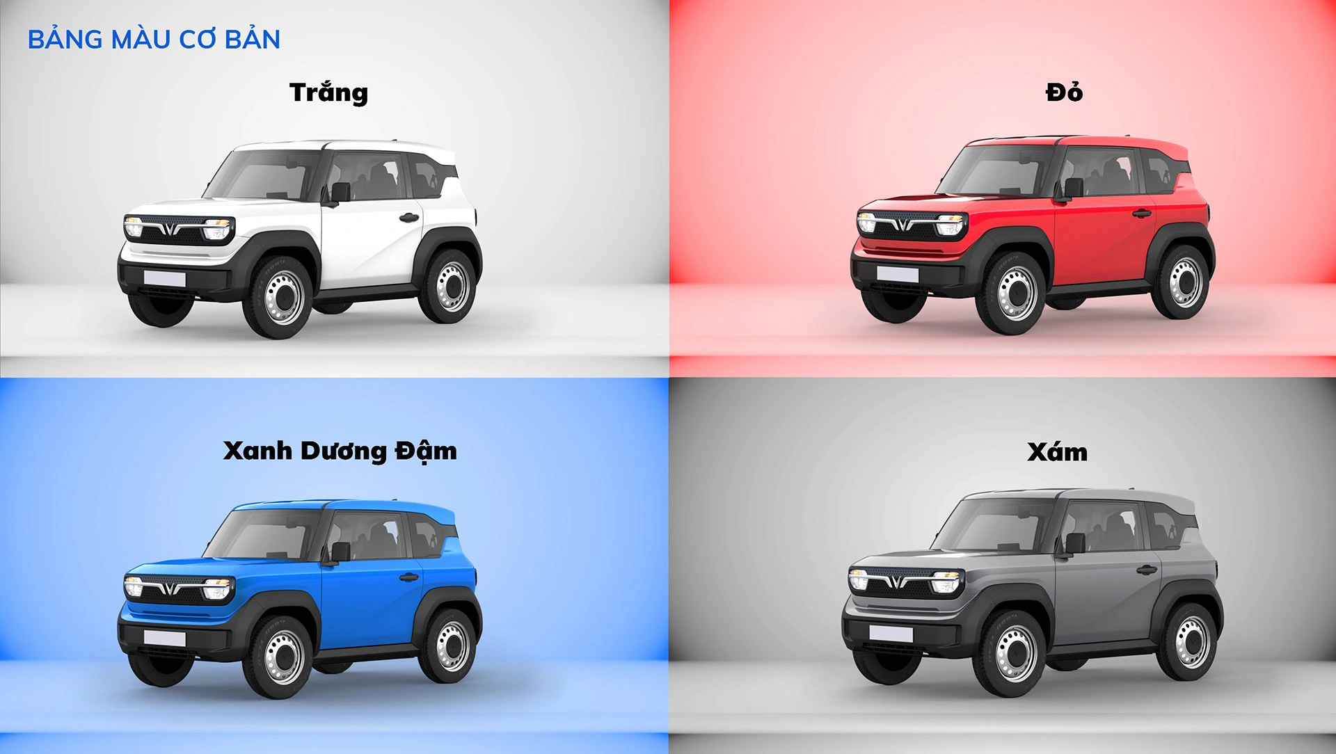 Đánh giá chi tiết ngoại thất VF3: Thiết kế, kích thước và màu sắc