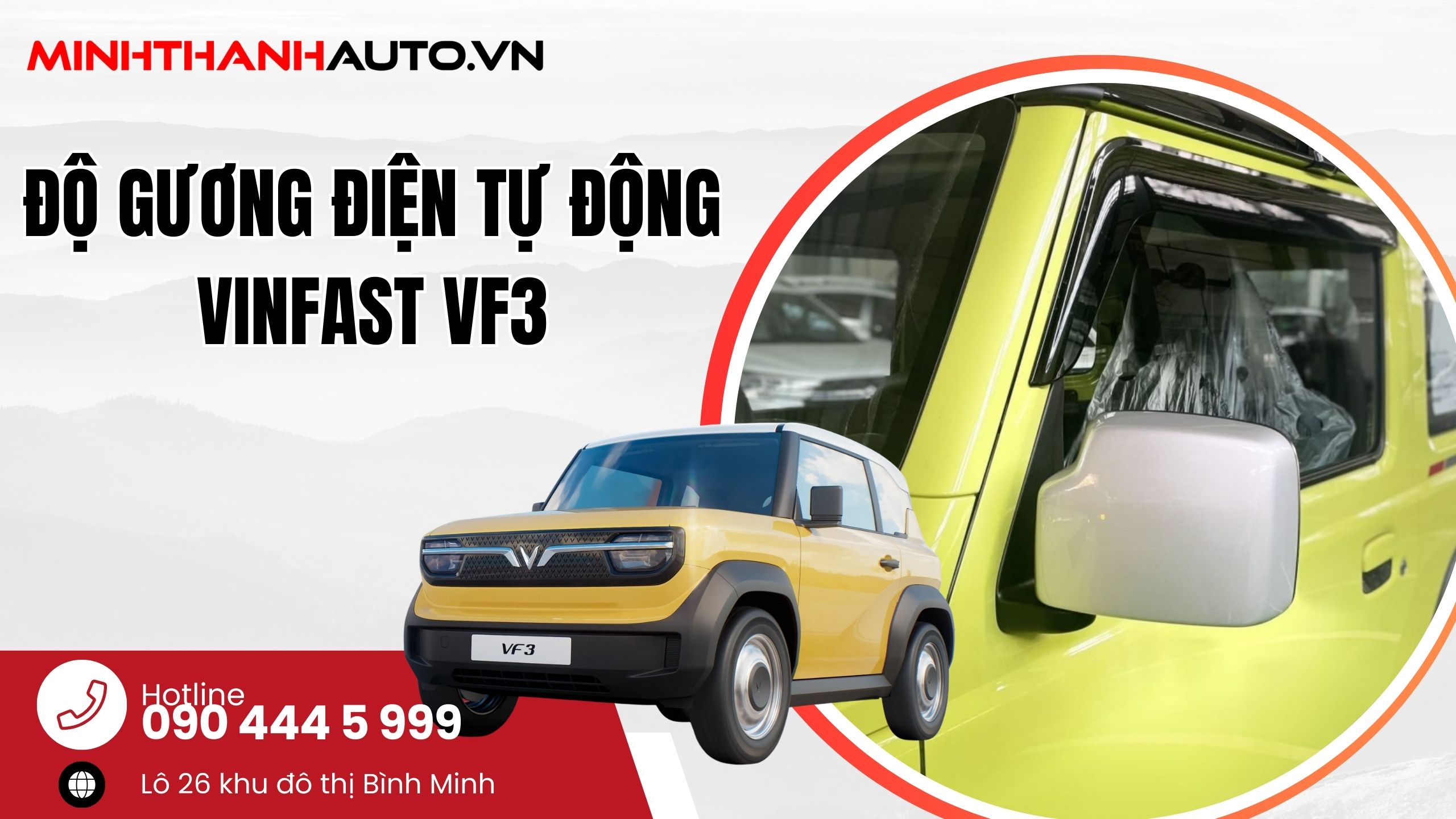 Hướng Dẫn Sử Dụng Gương Chỉnh Điện Vinfast VF3 Chi Tiết