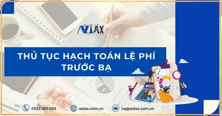 Cách Hạch Toán Lệ Phí Trước Bạ Xe Ô Tô Và Nhà Đất