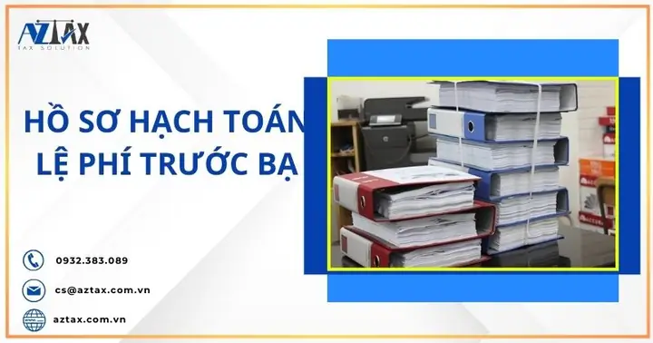 Hồ Sơ Hạch Toán Lệ Phí Trước Bạ