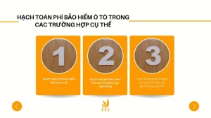 Hạch Toán Phí Bảo Hiểm Ô Tô Trong Các Trường Hợp Cụ Thể