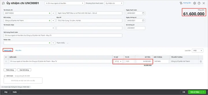 Cách Hạch Toán Mua Xe Ô Tô Dưới 1.6 Tỷ Và Xe Ô Tô Trên 1.6 Tỷ
