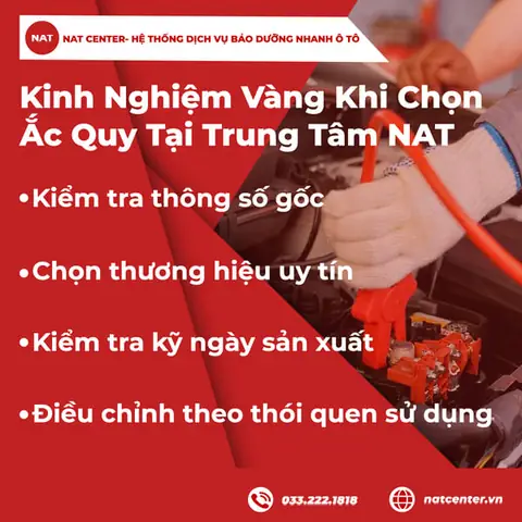 Kinh Nghiệm Thay Ắc Quy Ô Tô Mazda Hiệu Quả Từ Đội Ngũ Bảo Dưỡng Nat Center