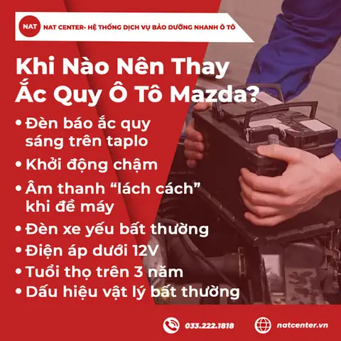 Dấu Hiệu Nhận Biết Ắc Quy Cần Được Bảo Trì