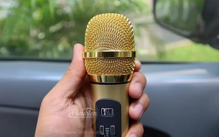 Tuxun K9– Micro Hát Karaoke Chuyên Nghiệp Trên Ô Tô, Xe Hơi – Phiên Bản 3 Tần Số Fm