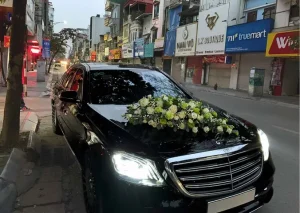 Những Mẫu Hoa Cưới Trang Trí Xe Ô Tô