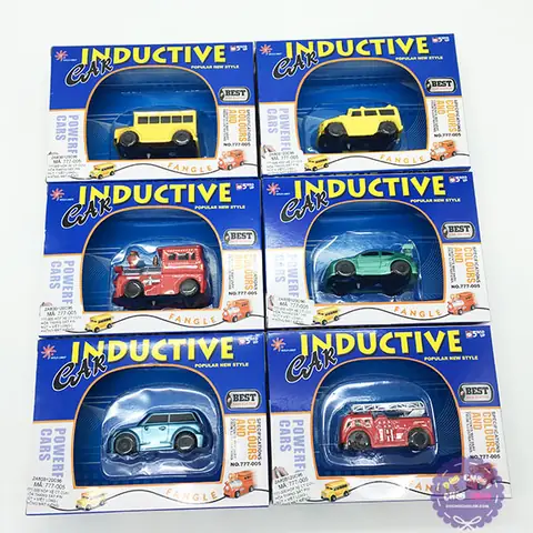 Hộp Đồ Chơi Xe Ô Tô Cảm Ứng Chạy Theo Nét Bút Vẽ (kèm Bút + Pin)