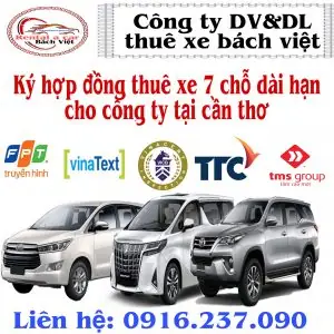 Ký Hợp Đồng Thuê Xe Ô Tô Dài Hạn Cho Công Ty Tại Cần Thơ