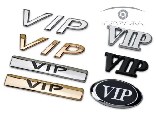 Chữ Nổi, Logo, Huy Hiệu Nổi Dán Xe Hơi, Ô Tô Đồng Giá 50k Cực Rẻ