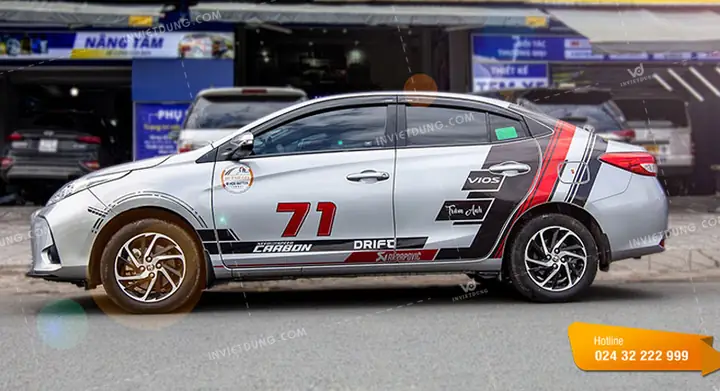 Mẫu Tem Decal Dán Xe Ô Tô Độc Đáo Và Ấn Tượng