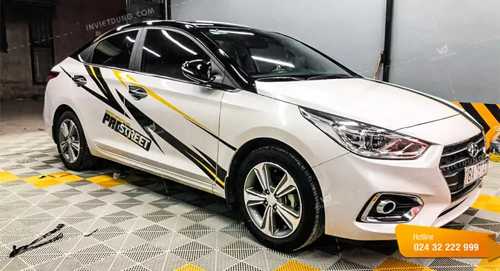Mẫu Tem Decal Dán Xe Ô Tô Độc Đáo Và Ấn Tượng