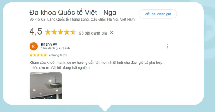 Đa Khoa Quốc Tế Việt - Nga