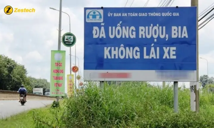 Khẩu Hiệu Nhắc Nhở Không Uống Rượu, Bia Khi Lái Xe