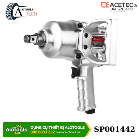 Súng Xiết Bulong 3/4 Acetec Ai-2600 – Lực Siết Mạnh Mẽ, Tiết Kiệm Thời Gian Công Việc
