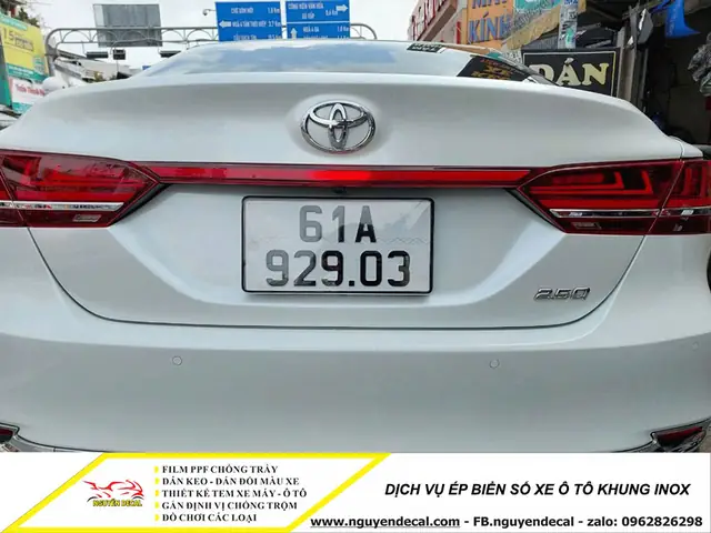 Ép Biá»n Sá» Xe Ô Tô Có Nhá»¯ng Loáº¡i Khung Nào?