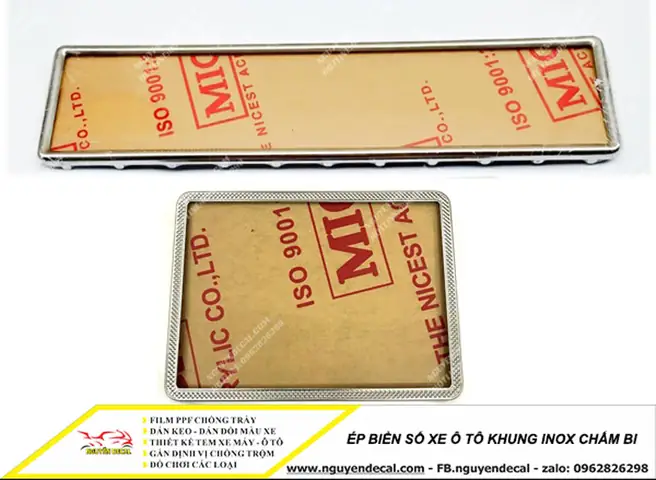 Ép Biá»n Sá» Xe Ô Tô Có Nhá»¯ng Loáº¡i Khung Nào?