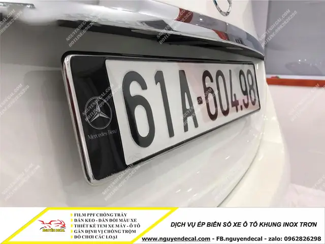 Ép Biá»n Sá» Xe Ô Tô Có Nhá»¯ng Loáº¡i Khung Nào?