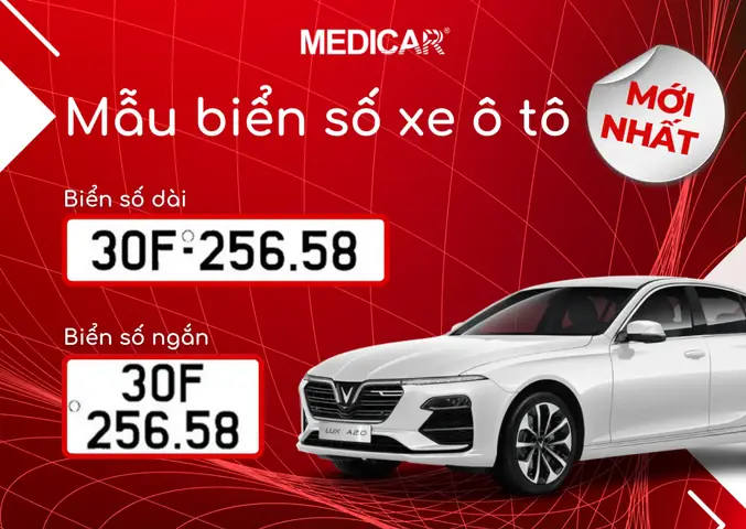 Mẫu Biển Số Xe Ô Tô Mới Nhất 2023