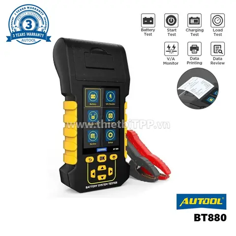 Thông Số Kỹ Thuật Máy Kiểm Tr Ắc Quy Bt880: