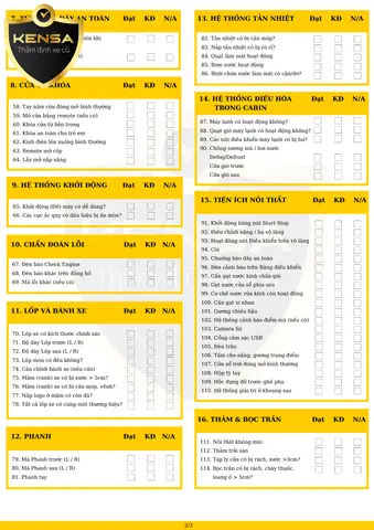 Kensa,dịch Vụ Kiểm Tra Xe Cũ, Thuê Thợ Kiểm Tra Xe Cũ, Check Xe Ô Tô Cũ,biên Bản Thẩm Định Xe Ô Tô Kensa