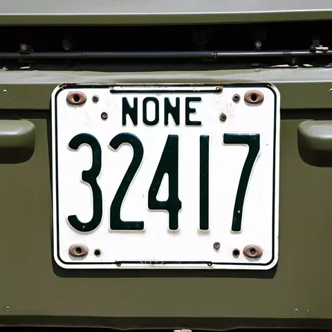 Hình Ảnh Biển Số Xe Quân Đội