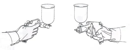 Cách Cầm Súng Phun Sơn Ô Tô