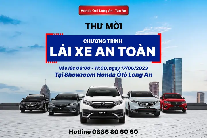 Lái Xe An Toàn Honda Ô Tô Long An