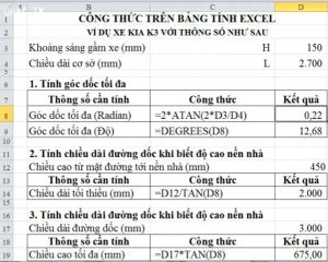 Cách Tính Độ Làm Dốc Cho Xe Ô Tô Vào Nhà​